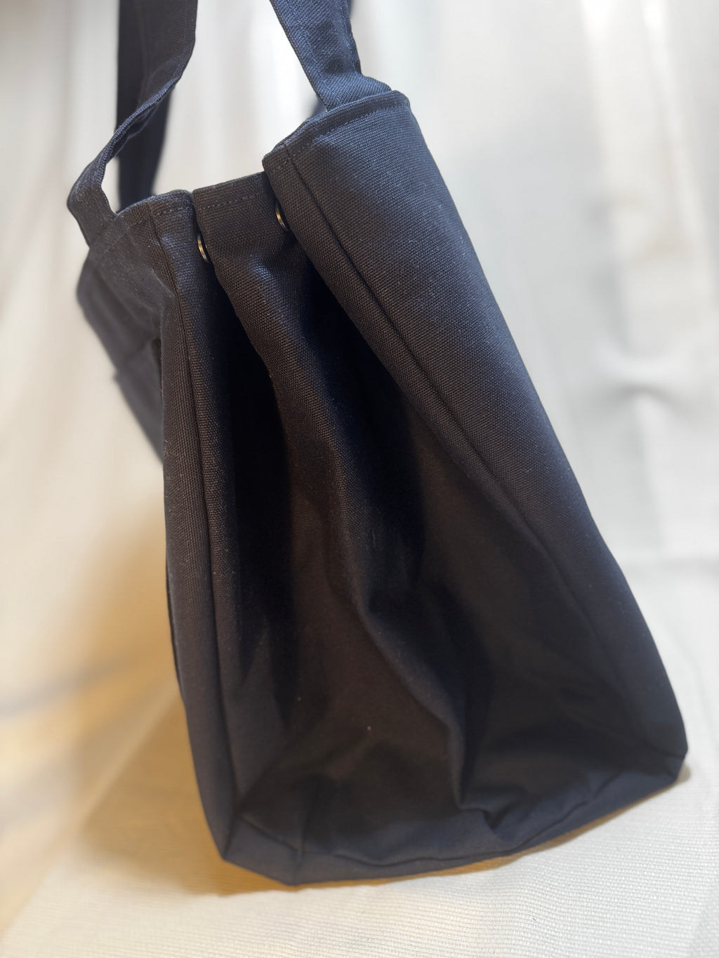 Canvas Shopper Blau – Handgefertigte Alltagstasche aus robustem Canvas