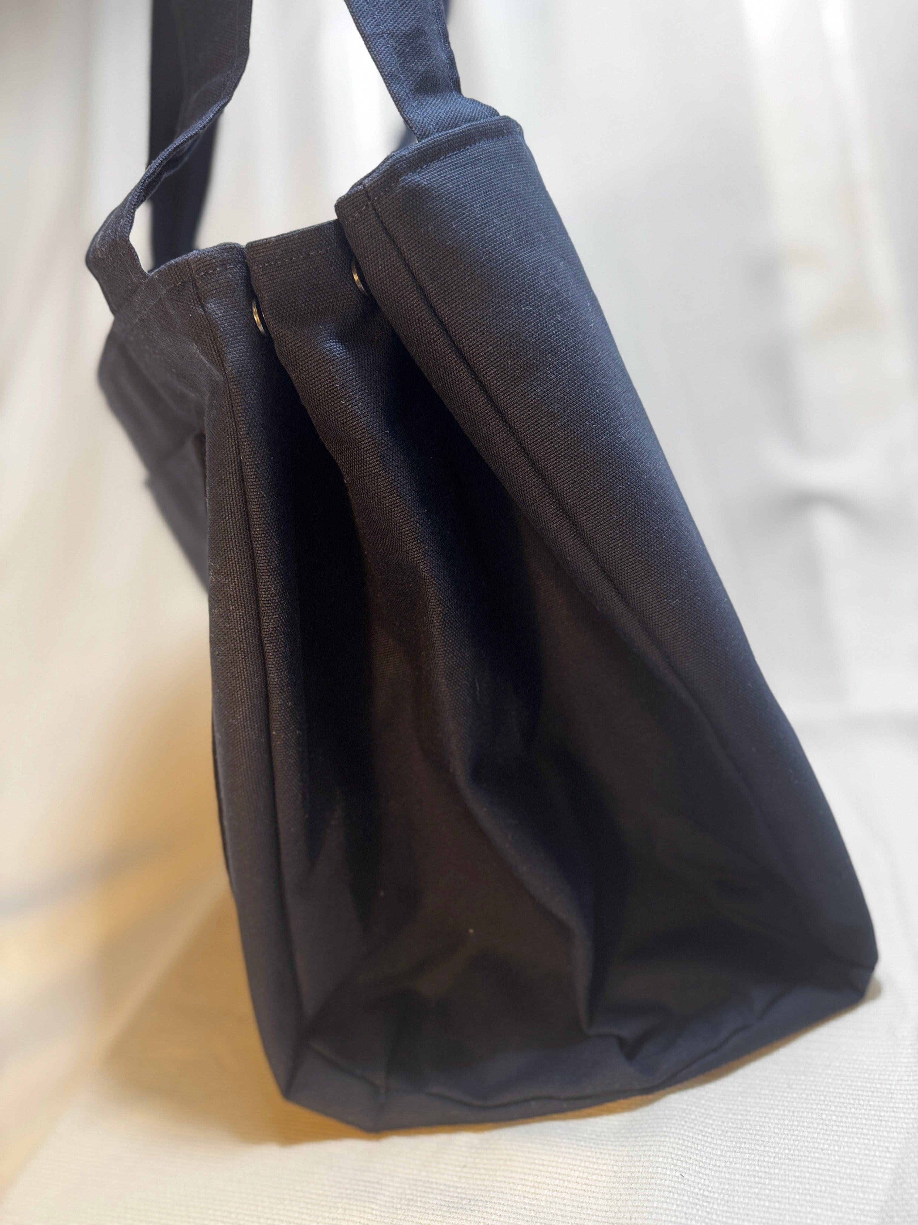 Canvas Shopper Blau – Handgefertigte Alltagstasche aus robustem Canvas