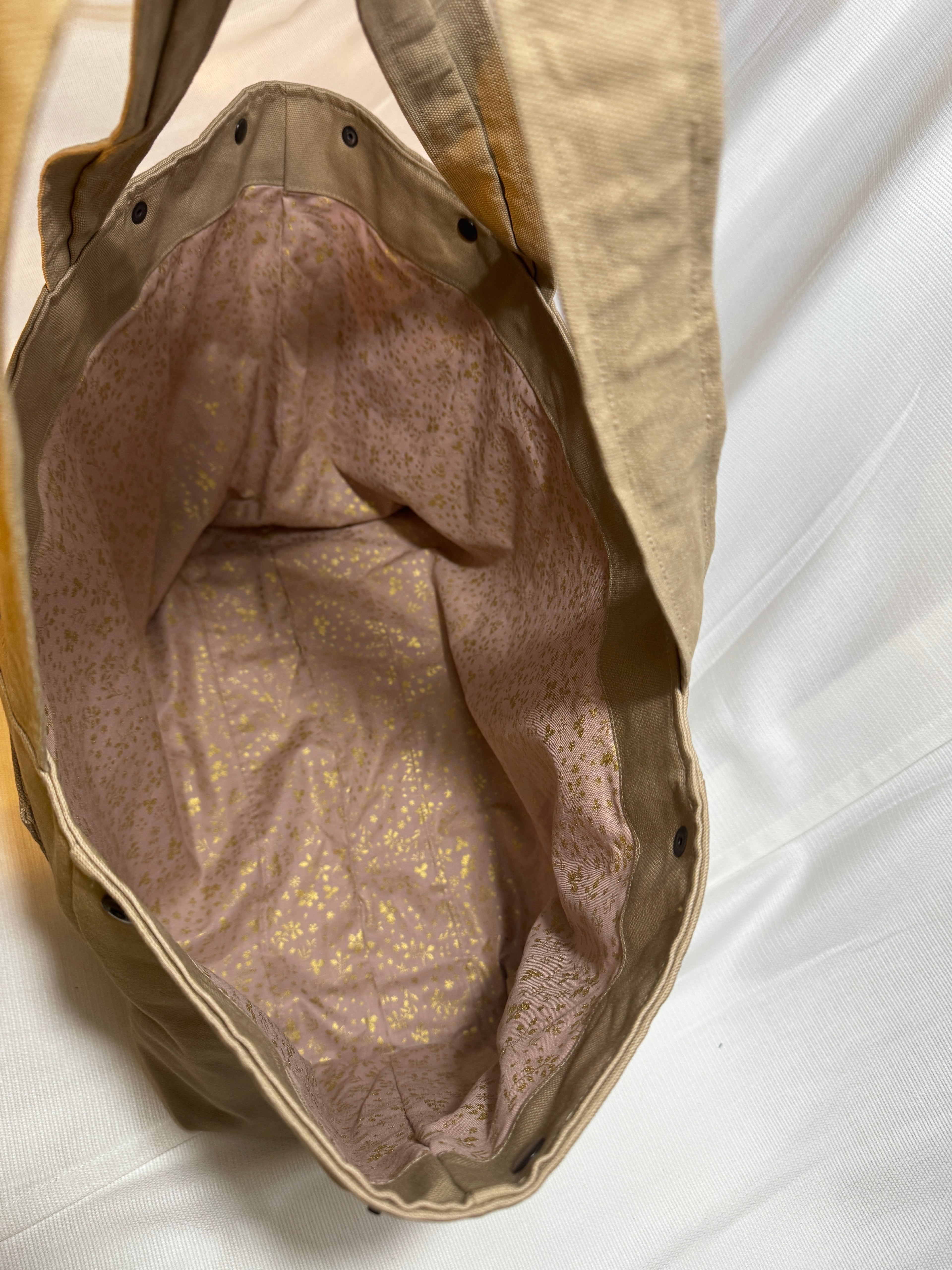 Canvas Shopper Dunkelbeige – Handgefertigte Alltagstasche aus robustem Canvas