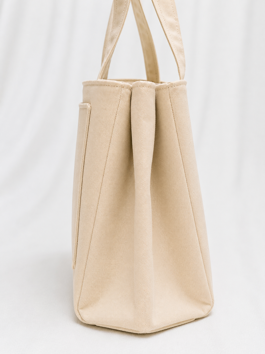 BØR Canvas Shopper Natur – Handgefertigte Alltagstasche aus robustem Canvas
